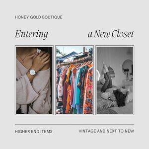 Hey! We’ve decided to sell a few of our more luxury items in the closet